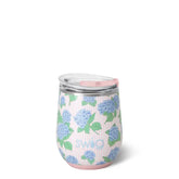 Hydrangeas Stemless Wine 12oz