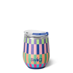 Brite Stripe Stemless Wine 12oz
