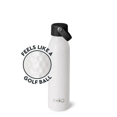White Golf Ball Water Bottle 20oz