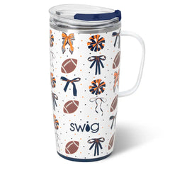 We've Got Spirit Navy + Orange Travel Mug 22oz