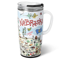 Nebraska Travel Mug 22oz