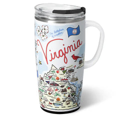 Virginia Travel Mug 22oz