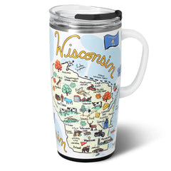 Wisconsin Travel Mug 22oz