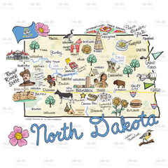 North Dakota Medium Iced Cup Coolie