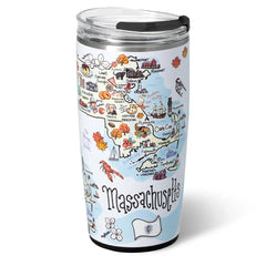 Massachusetts Tumbler 22oz