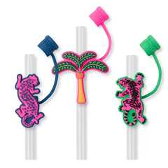 Palm Royale Straw Topper Set