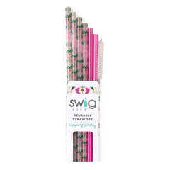 Palm Royale Reusable Straw Set