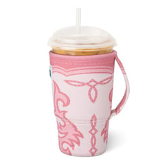 Boot Scootin' Pink Large Iced Cup Coolie