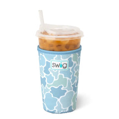 Saltwater Camo Medium Iced Cup Coolie