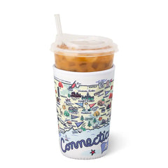 Connecticut Medium Iced Cup Coolie