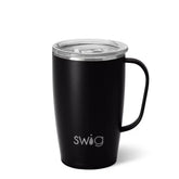 Black Travel Mug 18oz