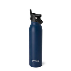Navy Flip + Sip Bottle 20oz