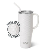 White Golf Ball Mega Mug 40oz