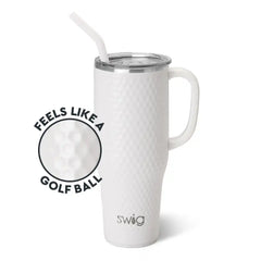 White Golf Ball Mega Mug 40oz