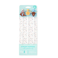 Cowgirl Coquette Straw Topper Set