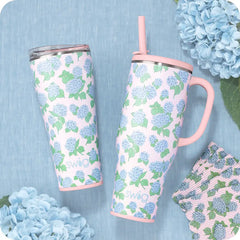 Hydrangeas Mega Mug 40oz