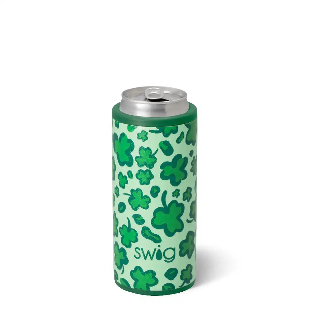 Lucky Leopard Skinny Can Cooler 12oz