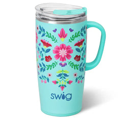Flora Azul Travel Mug 22oz