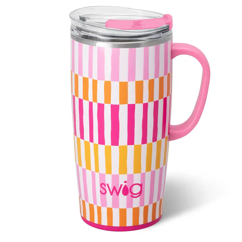 Sherbet Stripe Travel Mug 22oz
