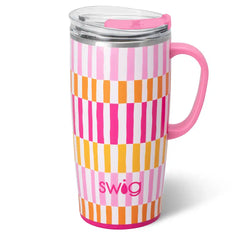 Sherbet Stripe Travel Mug 22oz