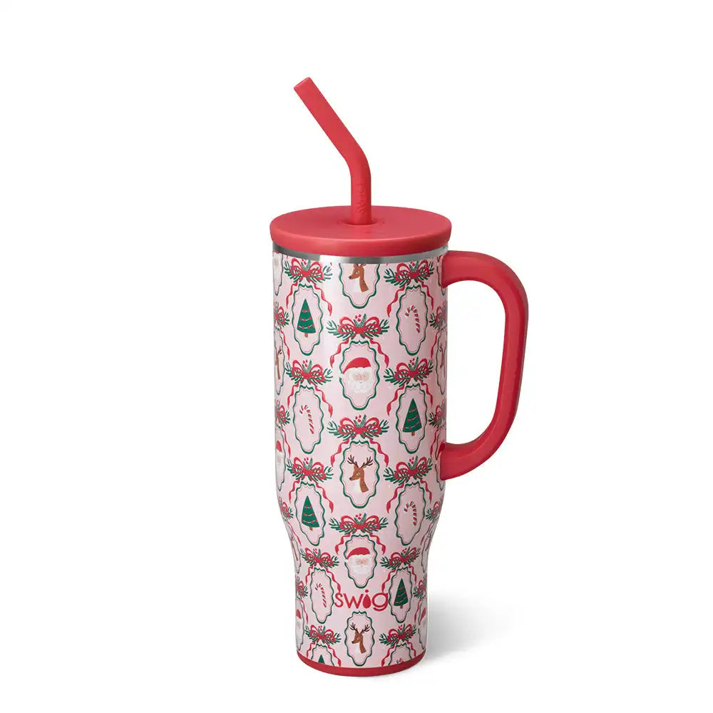Christmas Cameos Mega Mug 30oz
