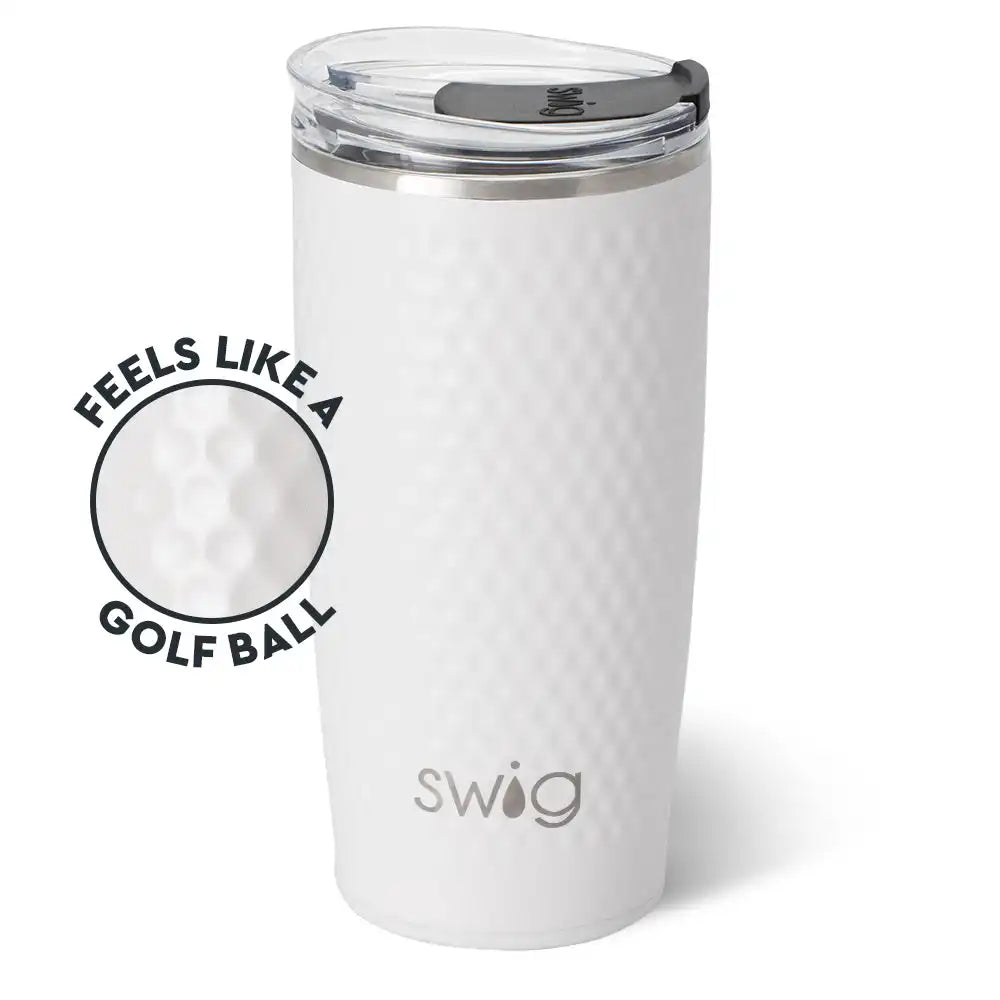 White Golf Ball Tumbler 22oz