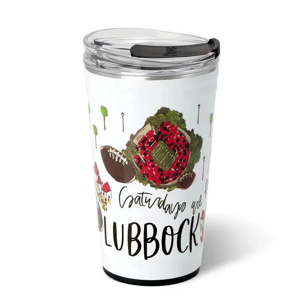 Saturdays in Lubbock Party Cup 24oz