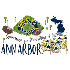 Saturdays in Ann Arbor Travel Mug 22oz