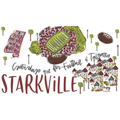 Saturdays in Starkville Party Cup 24oz