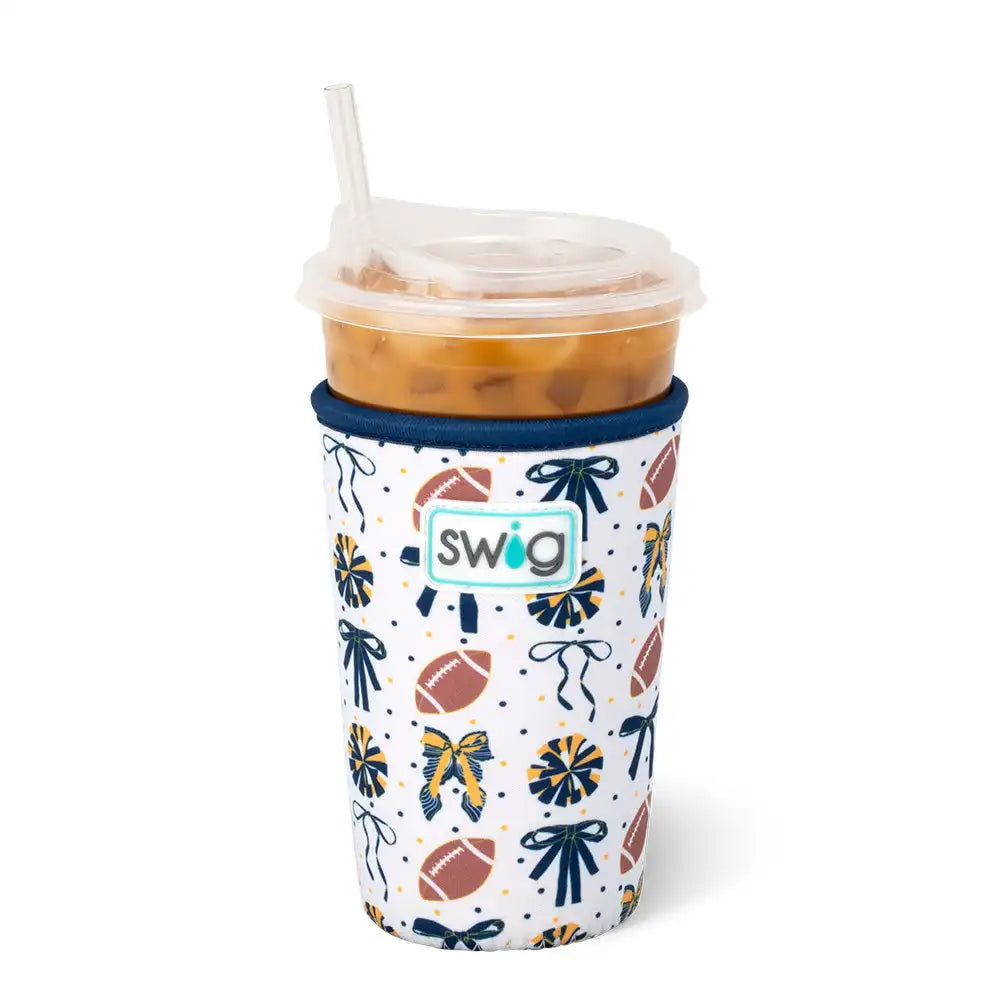 We've Got Spirit Navy + Yellow Medium Iced Cup Coolie