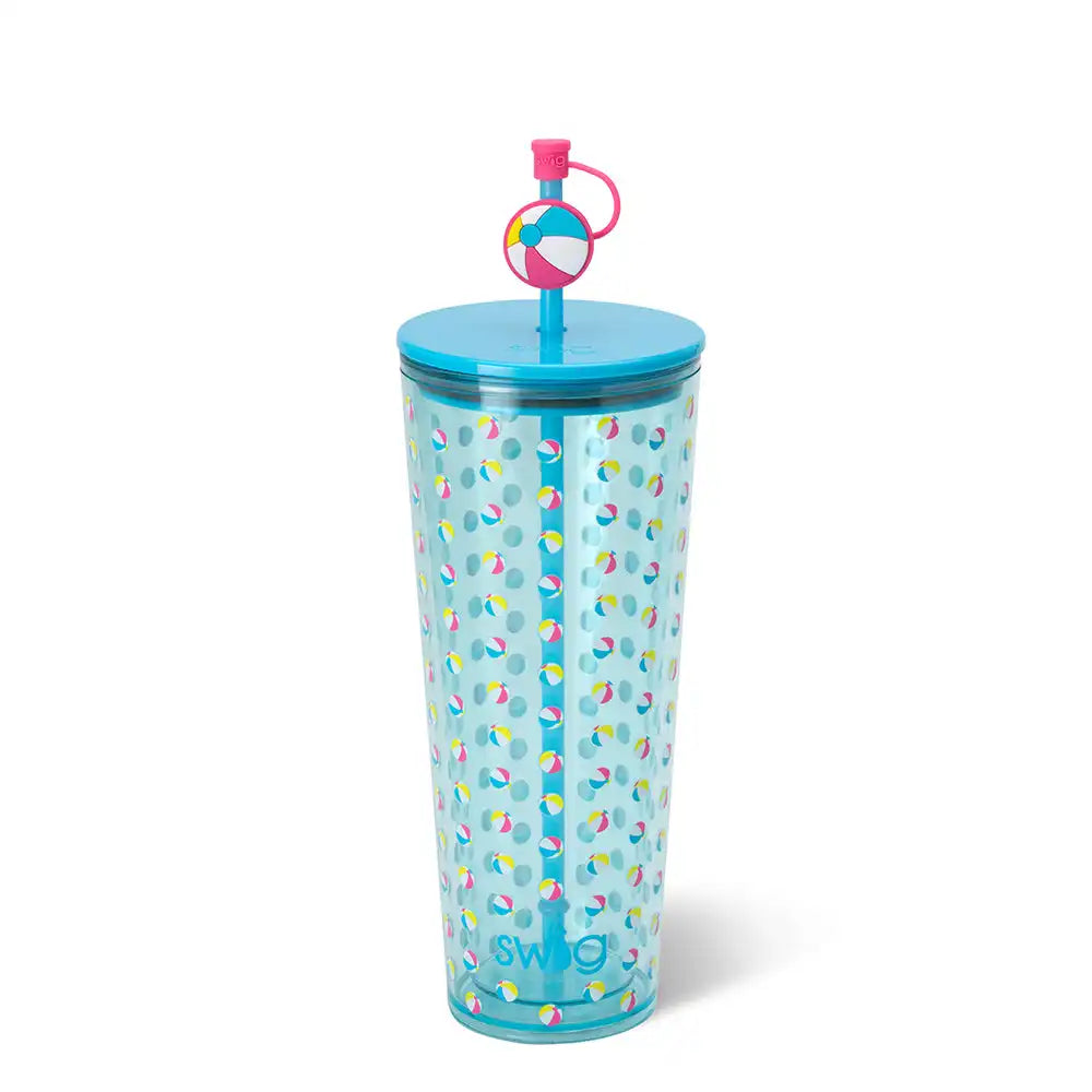 Beach Balls Plastic Tumbler 24oz
