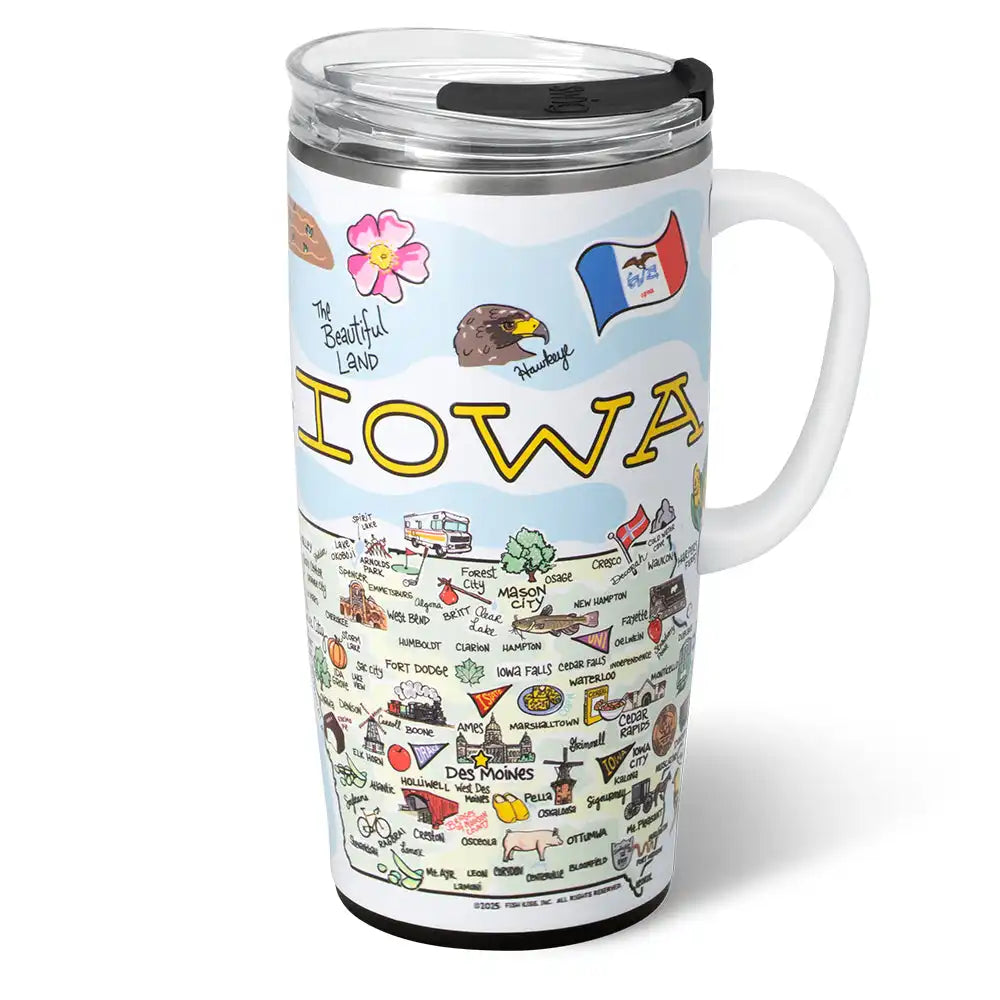 Iowa Travel Mug 22oz