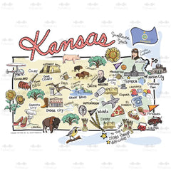 Kansas Medium Iced Cup Coolie