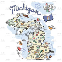 Michigan Party Cup 24oz