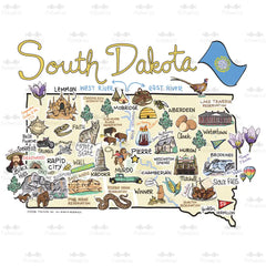 South Dakota Medium Iced Cup Coolie