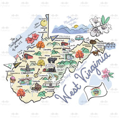 West Virginia Mega Mug 40oz