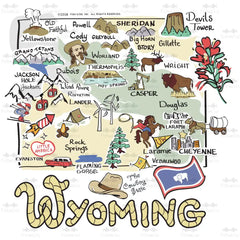 Wyoming Medium Iced Cup Coolie