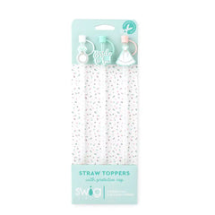 Bride to Be Straw Topper Set