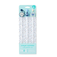 Shoreline Straw Topper Set