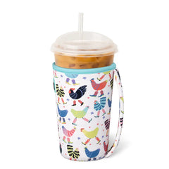 Funky Chicken Medium Iced Cup Coolie