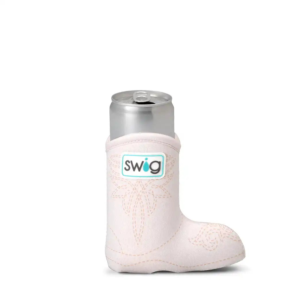 Saddle Stitch Cream Slim Can Coolie
