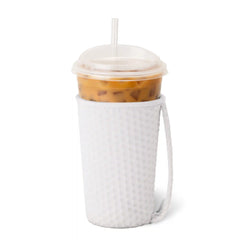 White Golf Ball Medium Iced Cup Coolie