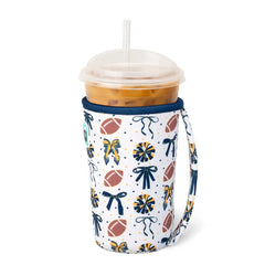 We've Got Spirit Navy + Yellow Medium Iced Cup Coolie