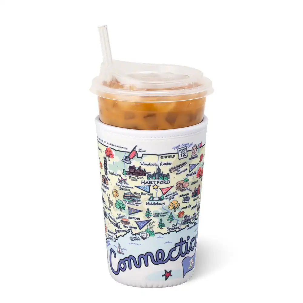 Connecticut Medium Iced Cup Coolie
