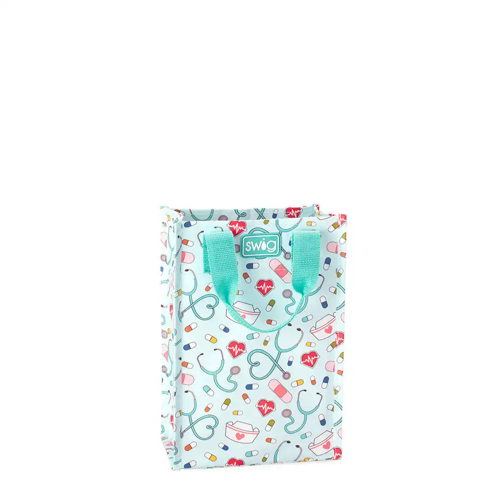 Scrub Life Tall Reusable Gift Bag