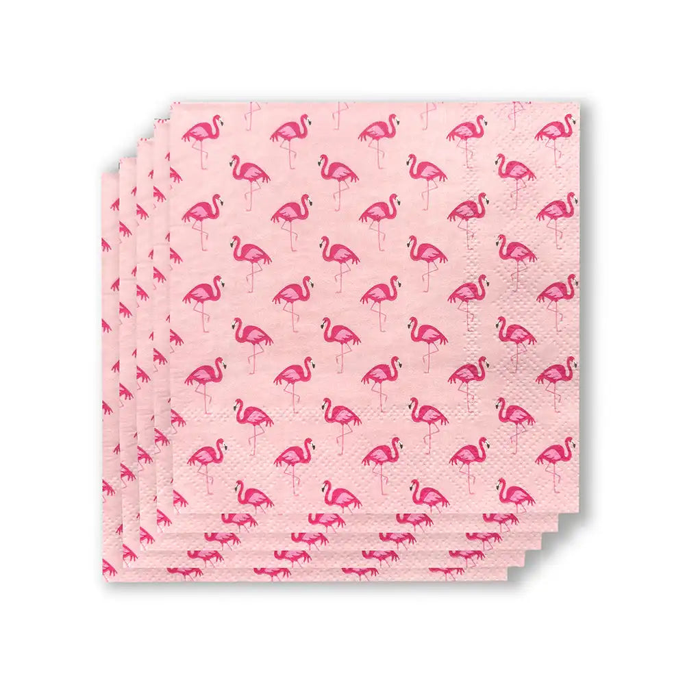 Flamingos Cocktail Napkins