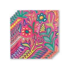 Flora Rosa Cocktail Napkins