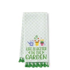 Green Thumb Tea Towel