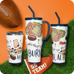 Saturdays in Auburn Party Cup 24oz