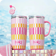 Sherbet Stripe Travel Mug 22oz